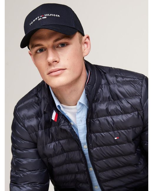Tommy Hilfiger Blue Established 1985 Cap Desert Sky for men