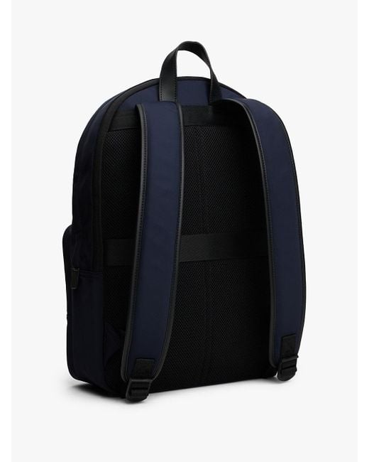 Zaino Con Patch Logo di Tommy Hilfiger in Blue da Uomo