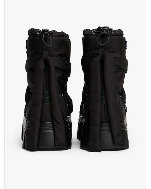Tommy Hilfiger Hybride Snowboot Met Warme Voering En Profielzool in het Black