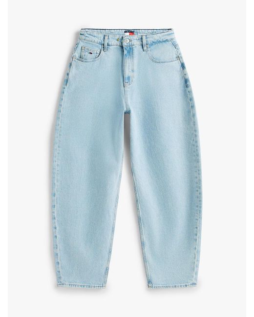 Tommy Hilfiger Blue Faded Balloon Tapered Leg Jeans