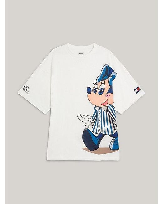 Tommy Hilfiger Disney X Tommy Oversized T-shirt in het White