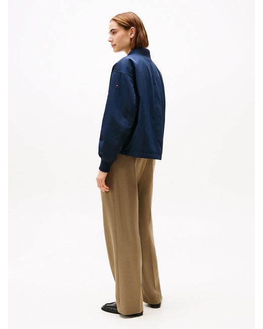 Bomber Matelassé Déperlant Tommy Hilfiger en coloris Blue