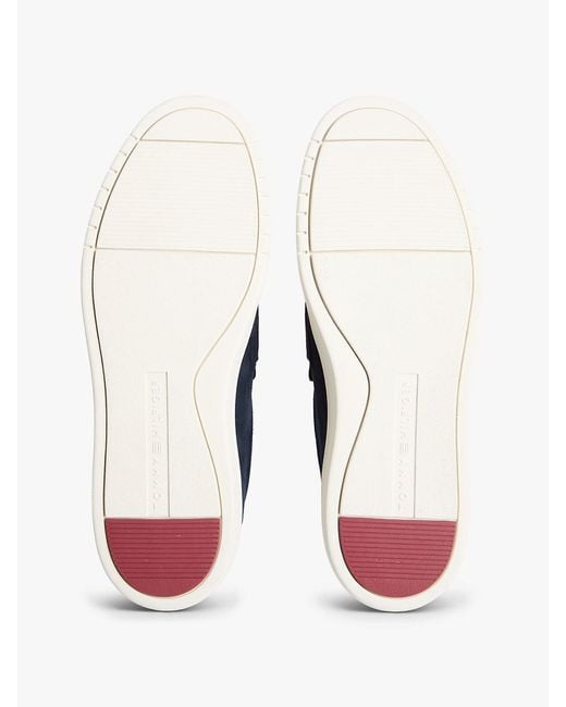 Tommy Hilfiger Blue Lightweight Suede Hybrid Loafers for men