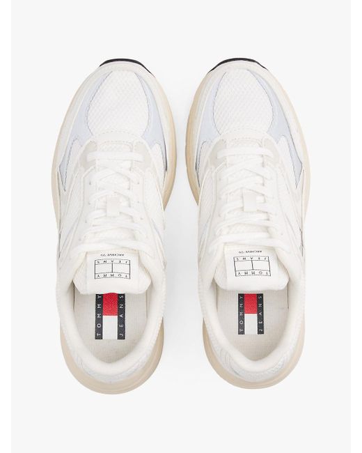 Baskets Chunky Archive Multitextures Tommy Hilfiger en coloris White