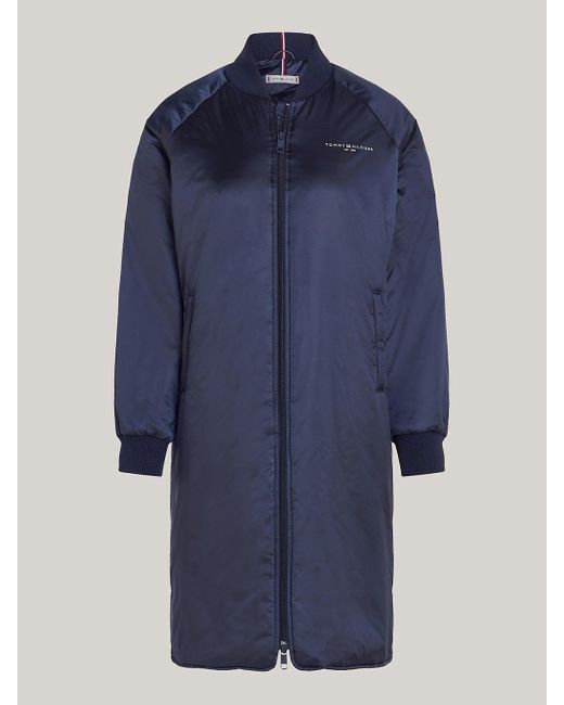 Tommy Hilfiger Blue Sport Essential Signature Padded Coat
