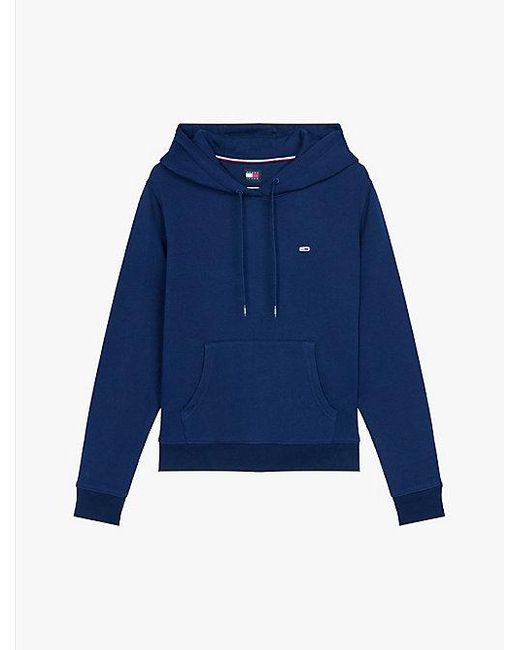 Sudadera Con Capucha, Logo Y Cordón Tommy Hilfiger de color Blue