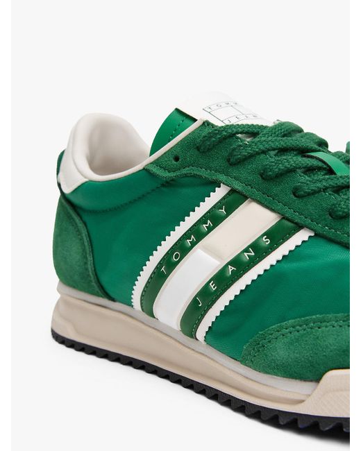 Sneakers Rétro di Tommy Hilfiger in Green da Uomo