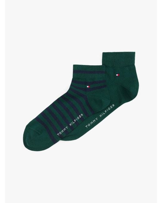 Tommy Hilfiger Green 2-pack Ankle Socks for men
