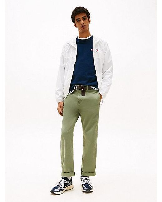 Tommy Hilfiger Lichtgewicht Chicago Windbreaker in het White voor heren