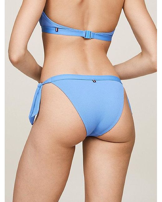 Parte inferior de bikini con logo tonal Tommy Hilfiger de color Blue