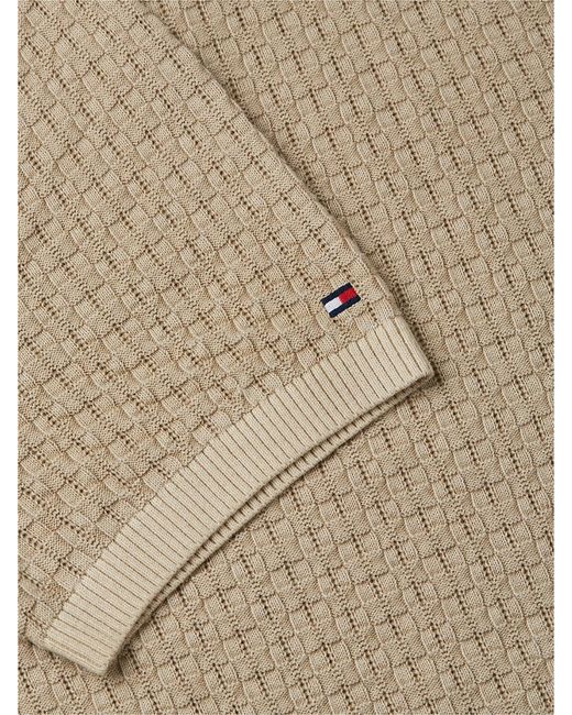 Tommy Hilfiger Natural Washed Structured Polo Shirt for men