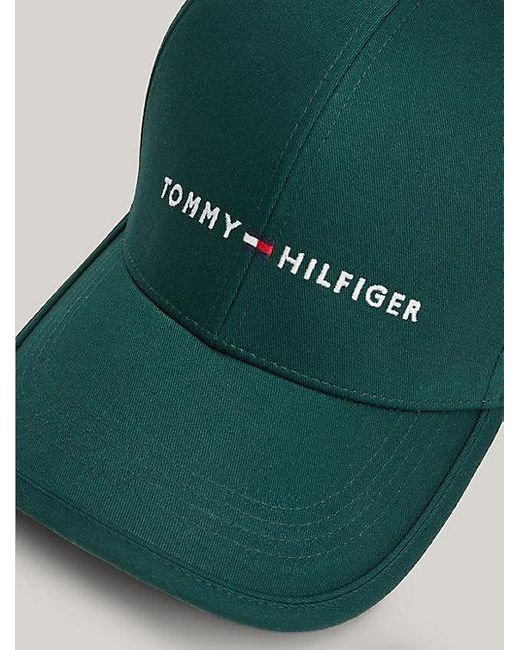 Tommy Hilfiger Baseball-Cap mit Kontrast-Besatz in Green für Herren