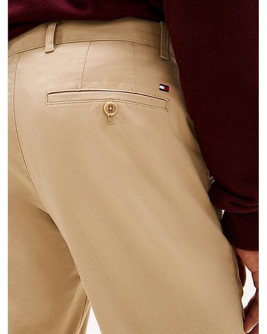 Tommy Hilfiger Denton Straight Fit Twill-Chinos in Black für Herren