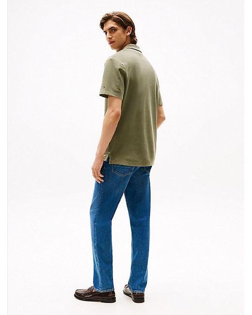 Tommy Hilfiger Relaxed Fit Gewassen Polo in het Green voor heren