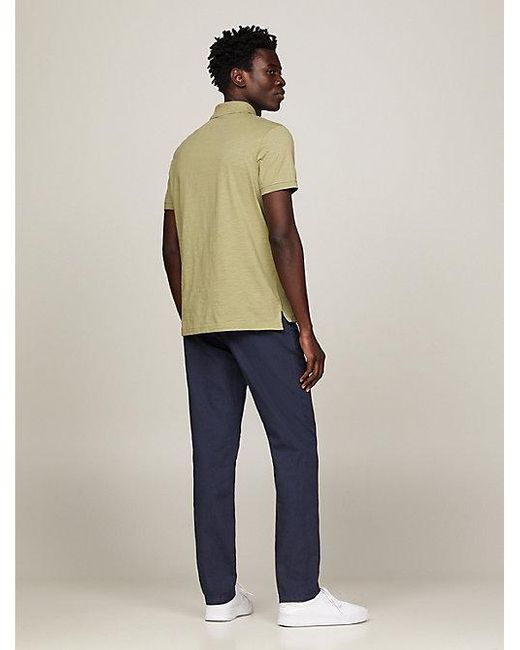 Tommy Hilfiger Regular Fit Poloshirt mit Palmen-Print in Blue für Herren