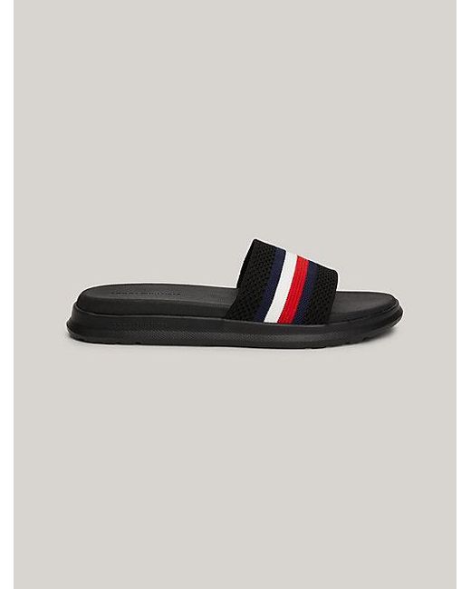 Tommy Hilfiger Mesh-Badeschuh Mit Tommy-Tape in Black für Herren