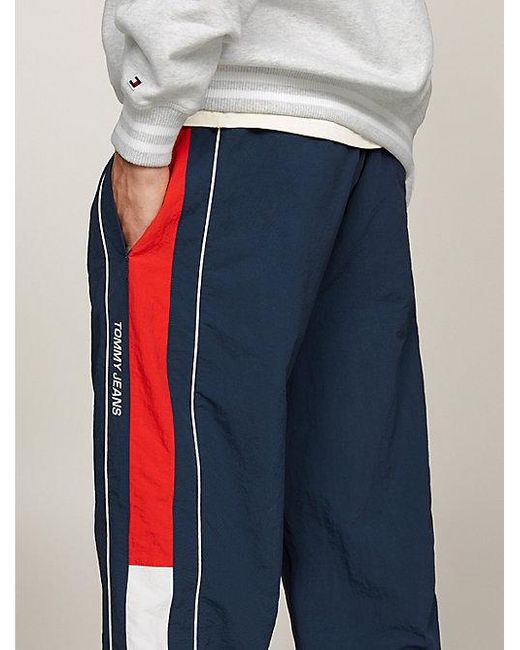 Tommy Hilfiger Tommy Jeans International Games Color Block-Jogginghose mit Bündchen in Blue für Herren