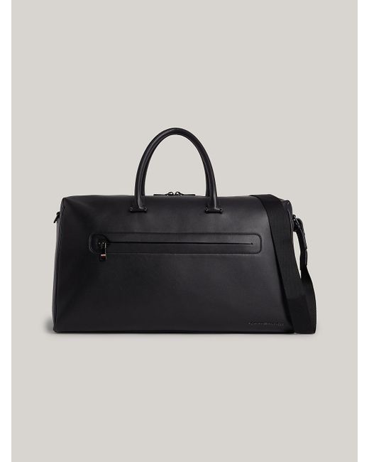 Tommy Hilfiger Black Th Modern Medium Duffel Bag for men
