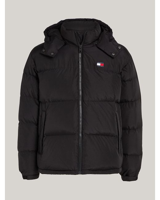 Tommy Hilfiger Blue Water Repellent Down-filled Alaska Puffer Jacket for men
