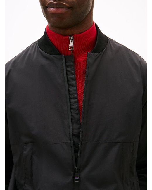 Bomber Décontracté Déperlant Tommy Hilfiger pour homme en coloris Red