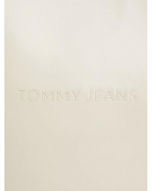 Tommy Hilfiger Natural Essential Tote-Bag mit gleichfarbigem Logo