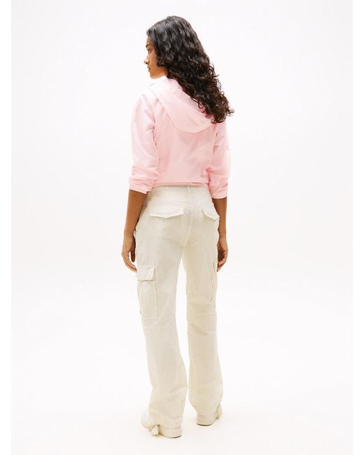 Tommy Hilfiger Multicolor Mid Rise Relaxed Cargo Trousers