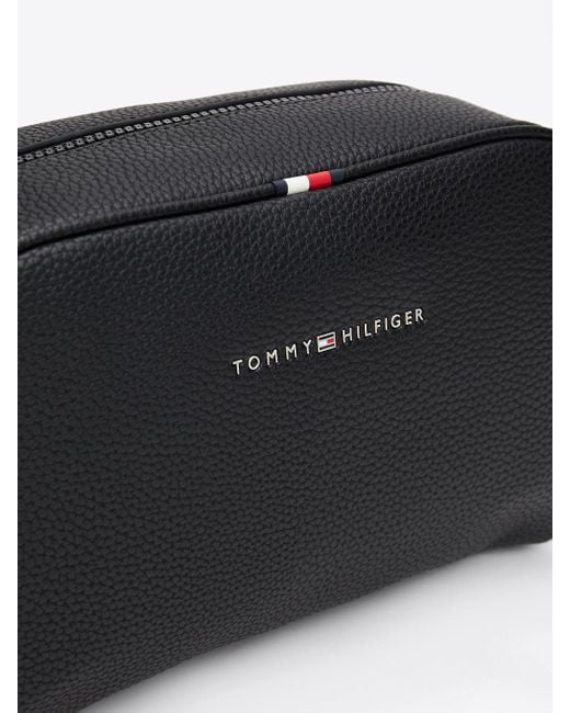 Pochette Toilette Essential di Tommy Hilfiger in Black da Uomo