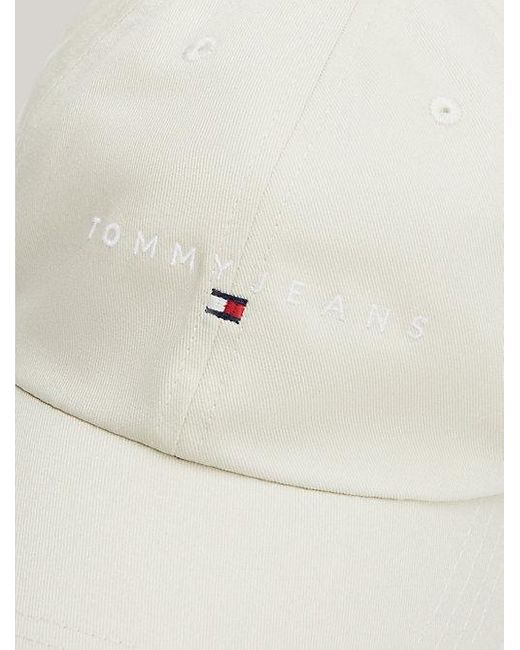 Tommy Hilfiger 6-Panel-Baseball-Cap mit aufgesticktem Logo in Natural für Herren