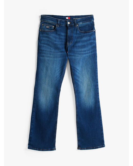 Tommy Hilfiger Blue Ryan Whiskered Bootcut Jeans for men