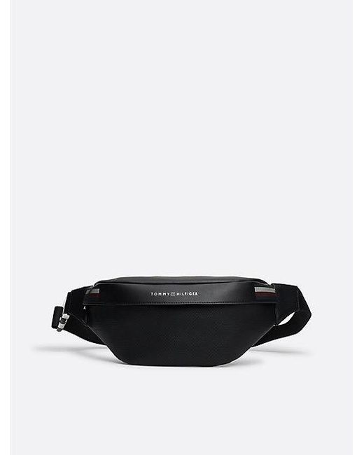 Tommy Hilfiger Corporate Strukturierte Gürteltasche in Black für Herren