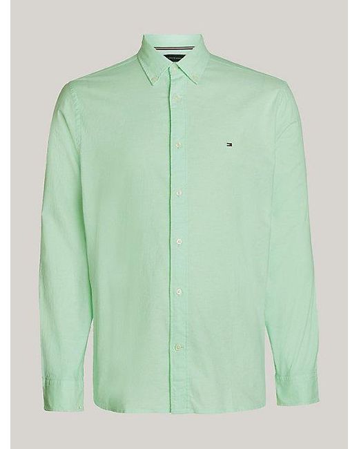 Camisa 1985 Collection TH Flex regular Tommy Hilfiger de hombre de color Green