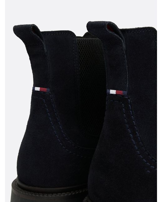 Tommy Hilfiger Black 's Comfort Elegant Chelsea Boots for men