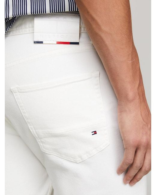 Tommy Hilfiger Houston Tapered White Jeans for men