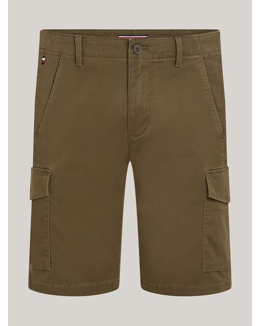 Tommy Hilfiger Green 1985 Collection Relaxed Cargo Shorts for men