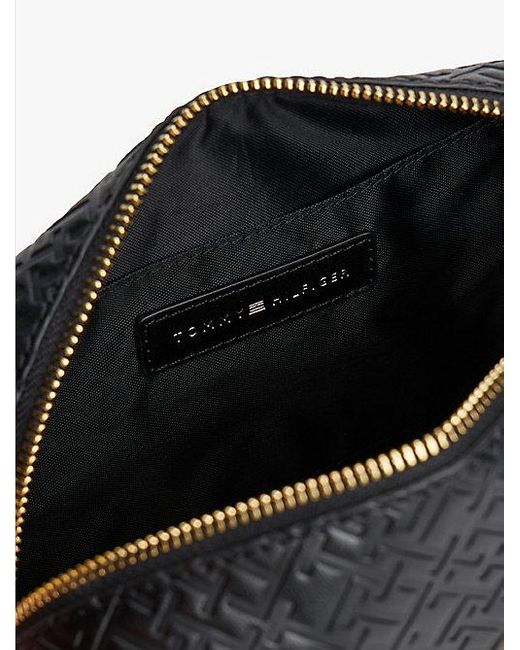 Neceser Hilfiger Icon Con Logo En Relieve Tommy Hilfiger de color Black