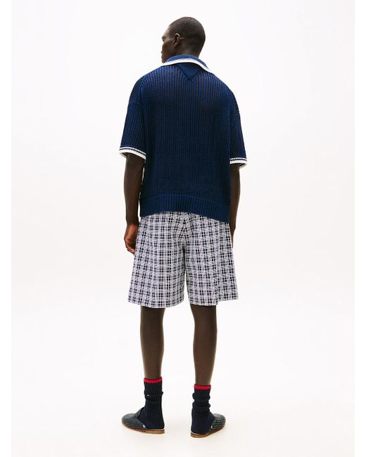 Polo The Runway Collection Regular Fit di Tommy Hilfiger in Blue da Uomo