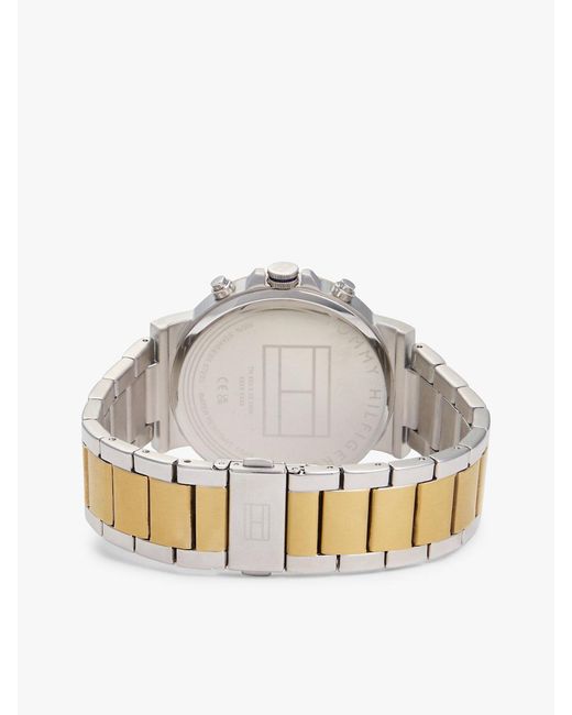 Tommy Hilfiger Blue Ionic-Plated Stainless Steel Watch for men