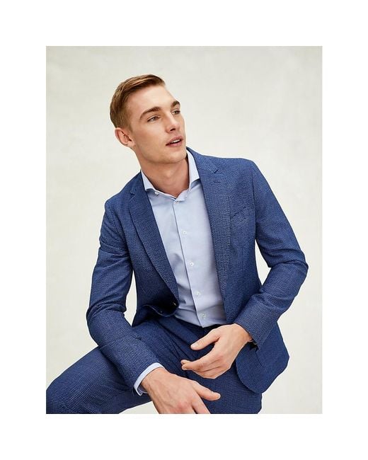 Tommy Hilfiger Wolle TH Flex Slim Fit Anzug in Blau für Herren | Lyst DE