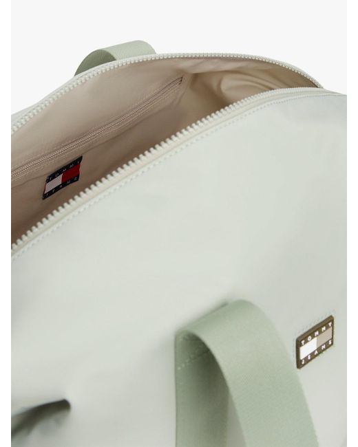 Borsone Con Logo Gommato di Tommy Hilfiger in Green da Uomo