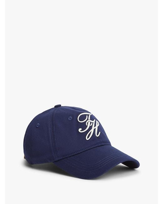Tommy Hilfiger Blue Logo Embroidery Baseball Cap