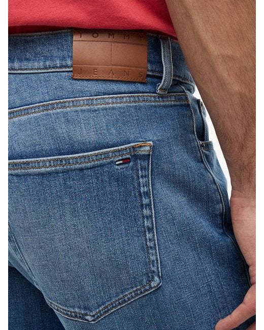 Tommy Hilfiger Blue Jaimie Faded Relaxed Straight Leg Jeans for men