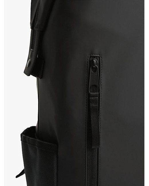 Tommy Hilfiger Rugzak Met Mesh Achterkant En Rubberen Logo in het Black voor heren