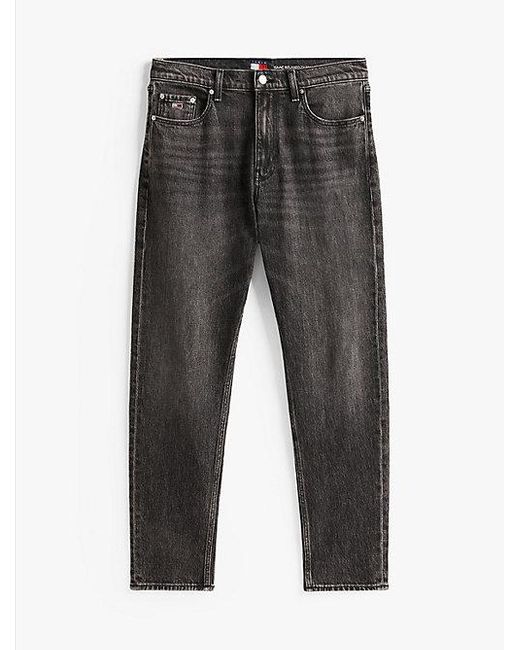Vaqueros Isaac De Corte Amplio Y Pernera Cónica Con Efecto Desteñido Tommy Hilfiger de hombre de color Multicolor