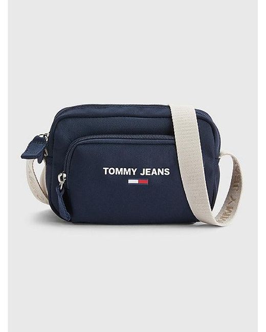 Tommy Hilfiger Essential Crossbodytas Met Logo in het Blue