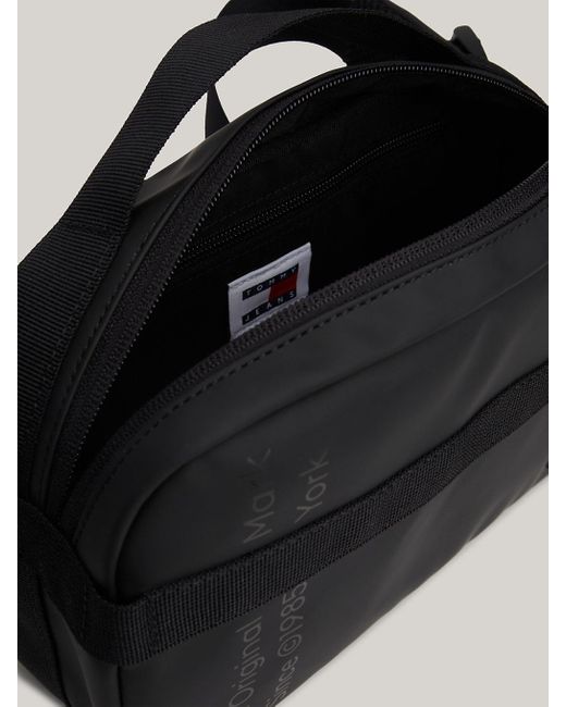 Tommy Hilfiger Black Essential Tonal Logo Small Bum Bag for men