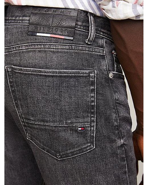 Herren Lyst Tommy für Flex Bleecker Grau Hilfiger TH schwarze DE in Jeans | Slim