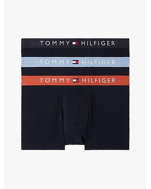 Pack De 3 Calzoncillos Trunk Th Original Tommy Hilfiger de hombre de color Blue