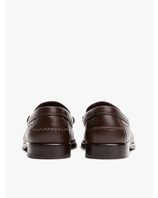 Mocassins À Pampilles En Cuir Tommy Hilfiger pour homme en coloris White