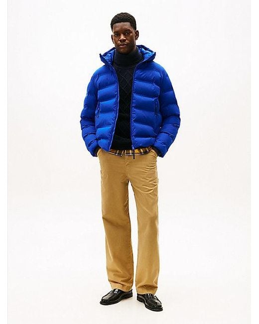 Tommy Hilfiger Tech Waterafstotend Jack Met Thermo-Isolatie in het Blue voor heren