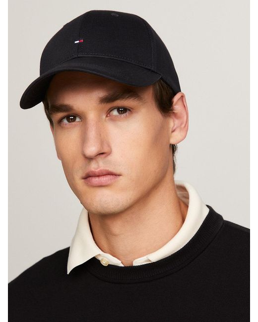 Tommy Hilfiger Black Classic Baseball Cap for men